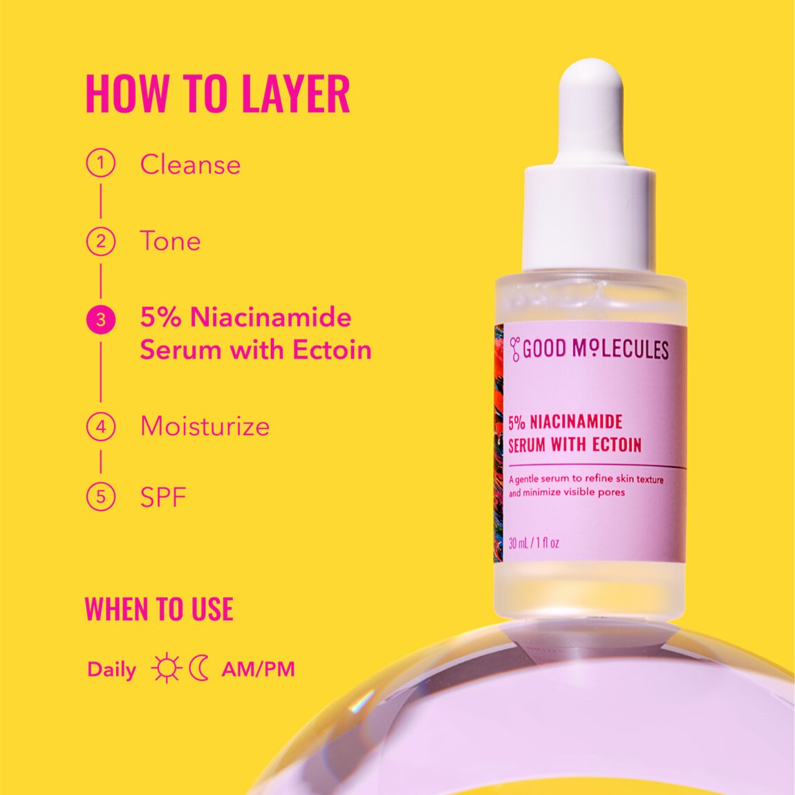 5% Niacinamide Serum with Ectoin V5
