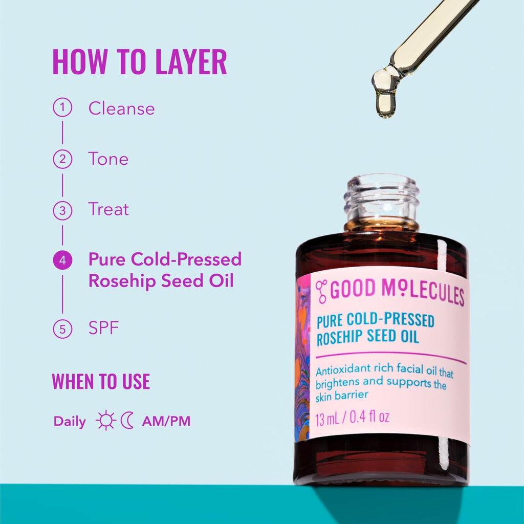Pure Cold-Pressed Rosehip Seed Oil X6