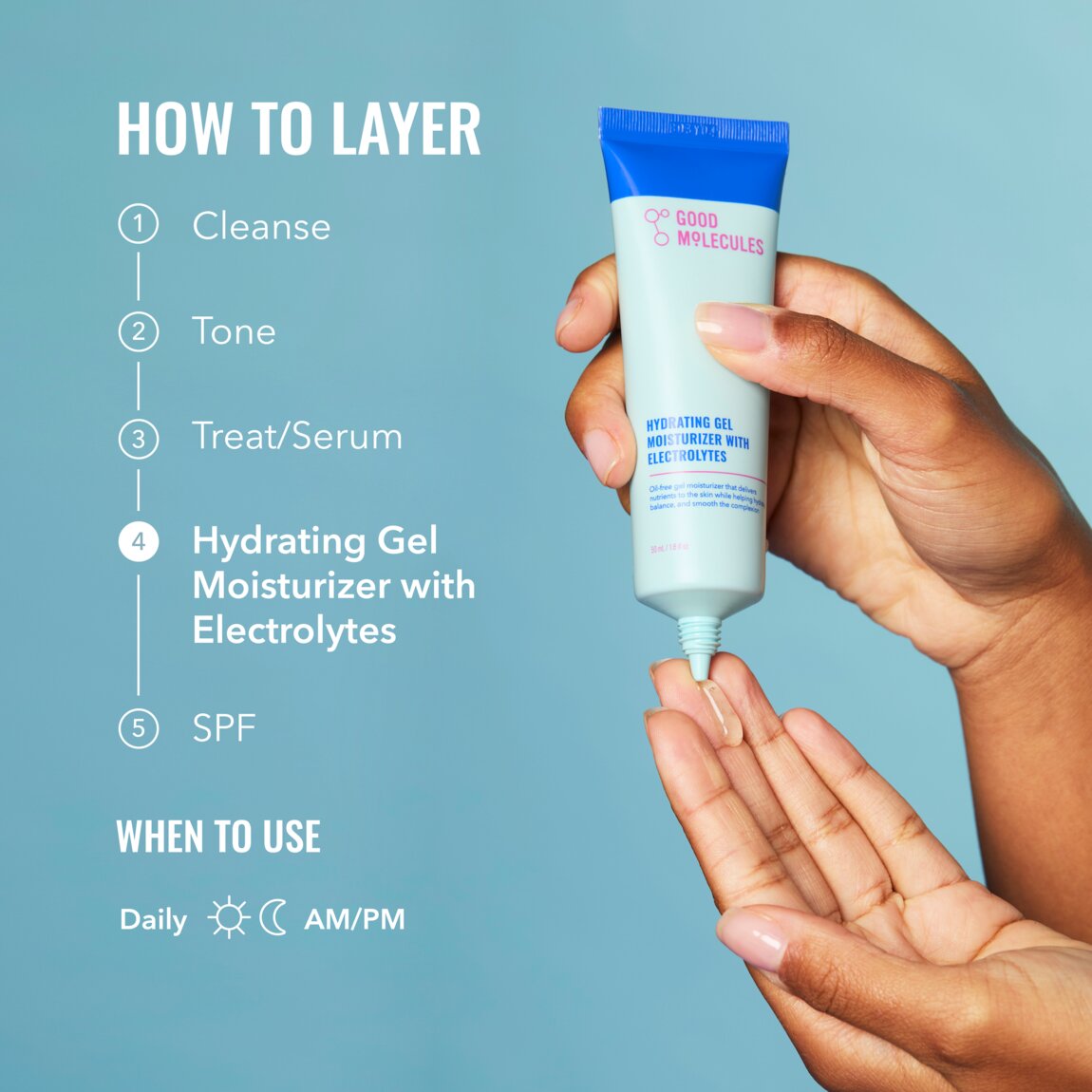Hydrating Gel Moisturizer with Electrolytes X3