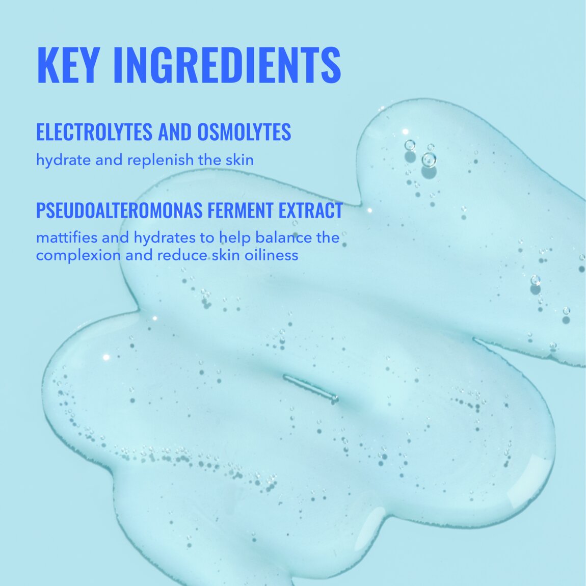 Hydrating Gel Moisturizer with Electrolytes X3