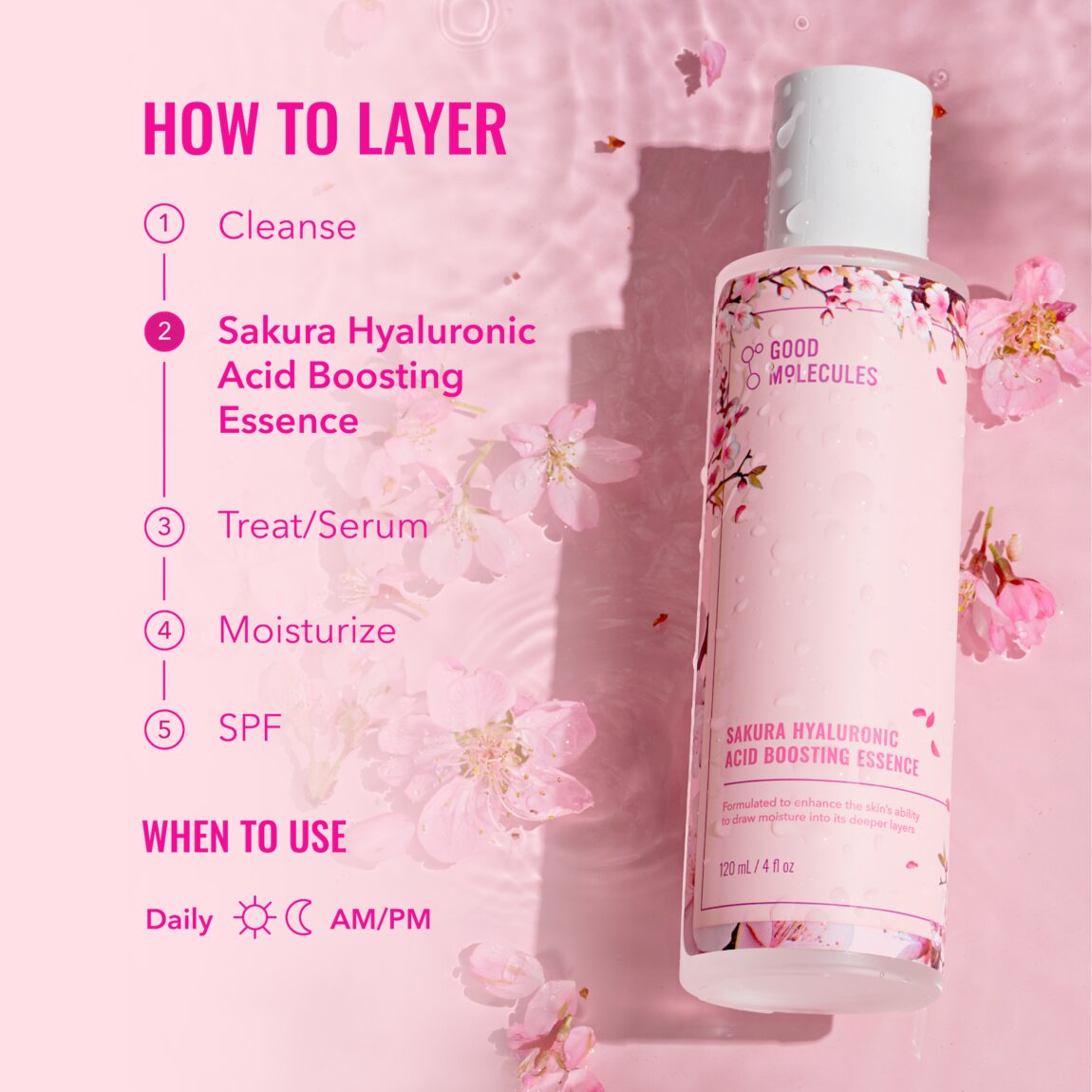 Sakura Hyaluronic Acid Boosting Essence U5