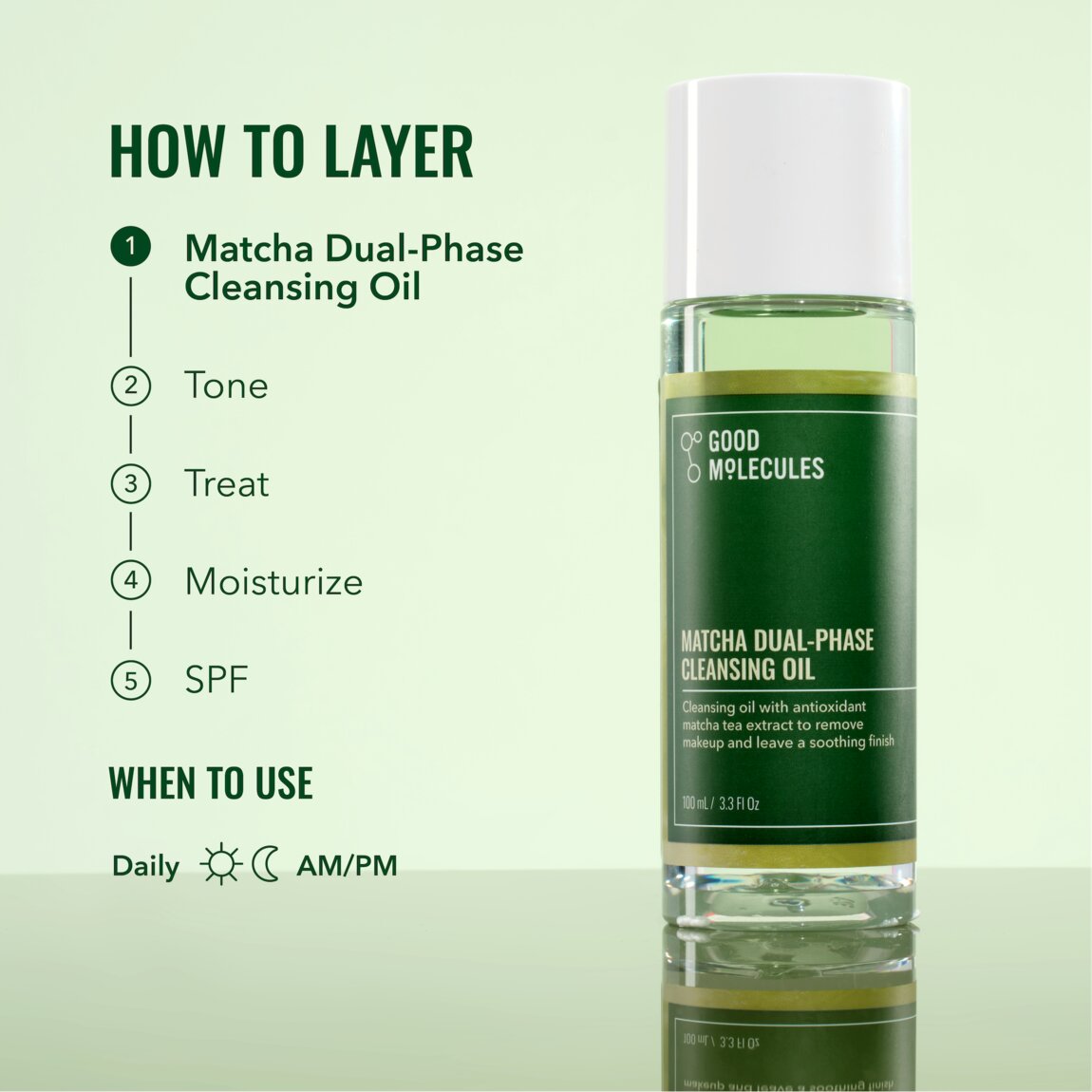 Matcha Dual-Phase Cleansing Oil G6