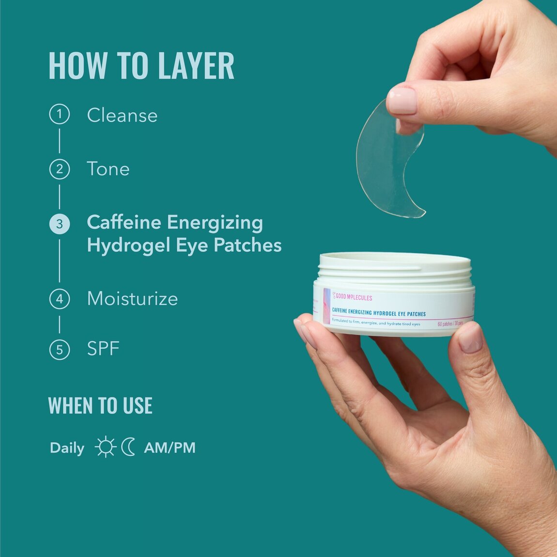 Caffeine Energizing Hydrogel Eye Patches K8