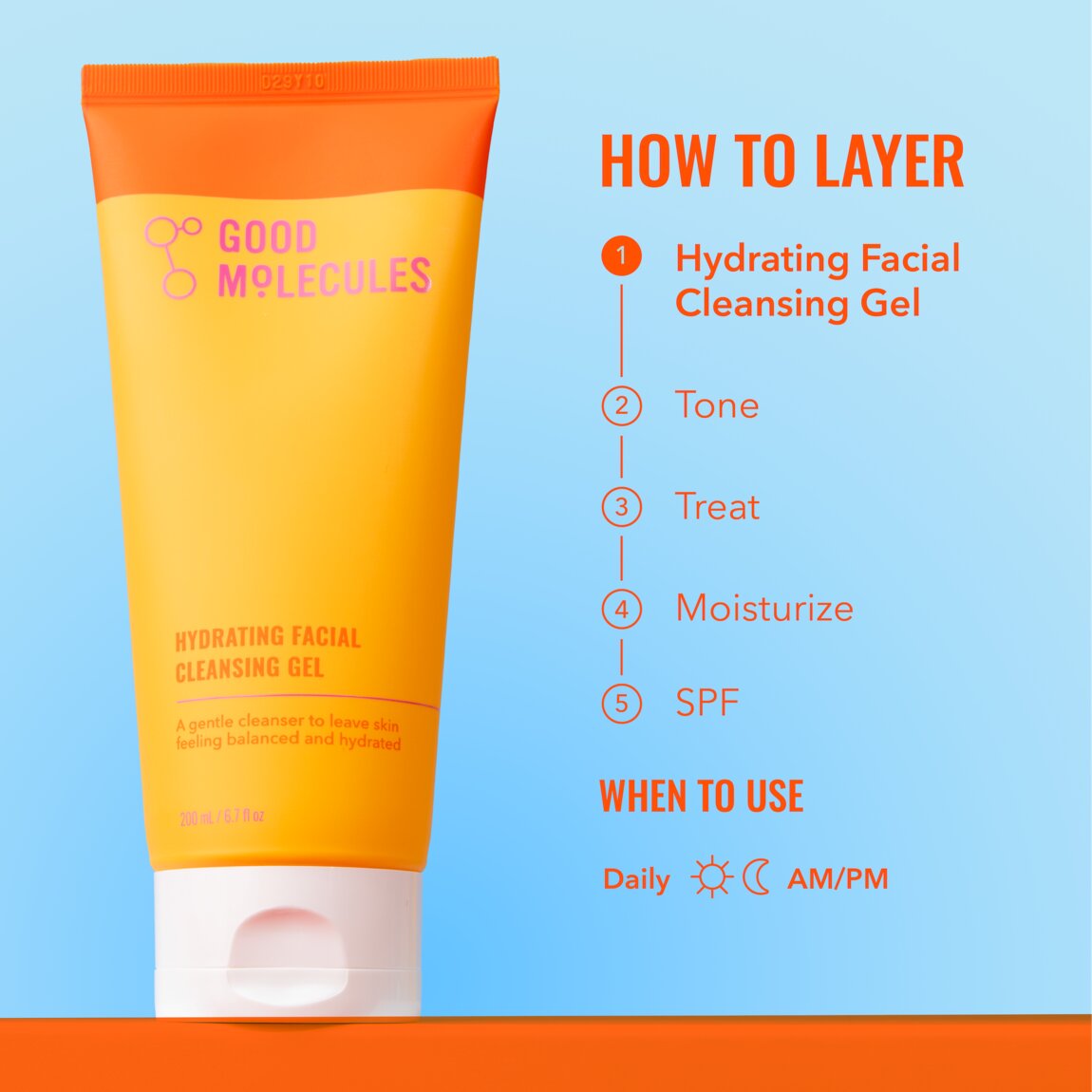 Hydrating Facial Cleansing Gel X8